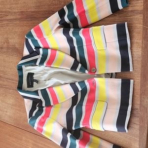 BCBG MaxAzria Natalia Cropped Jacket, MultiColor, Size Medium